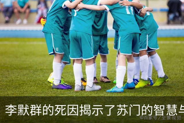 李默群的死因揭示了苏门的智慧与耐心